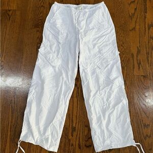 No Boundaries White Lightweight Windbreaker Cargo Pants